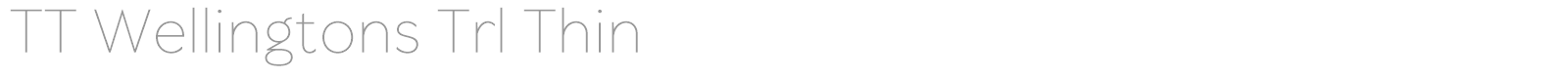 TT Wellingtons font preview
